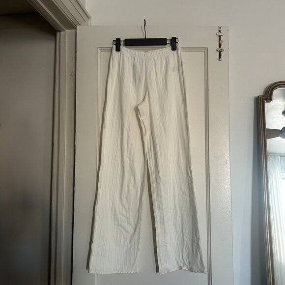 J.Crew Ivory Pointelle Pant (XS) - NEW with tags - Picture 2 of 4